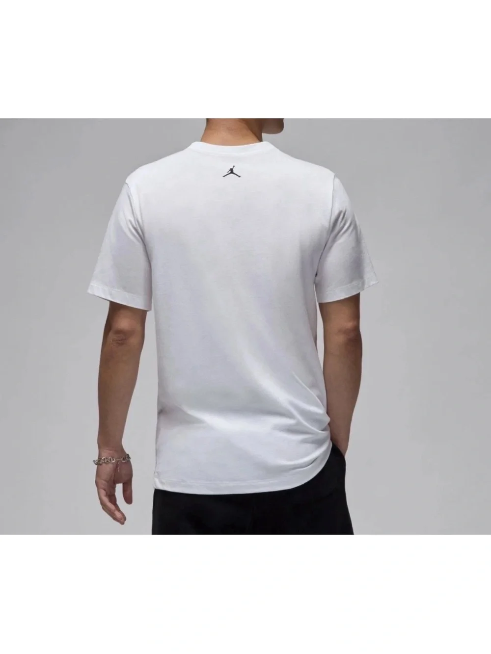 New Nike Air Jordan MJ Dot Chicago Bulls #23 Graphic T-Shirt White Mens Size L